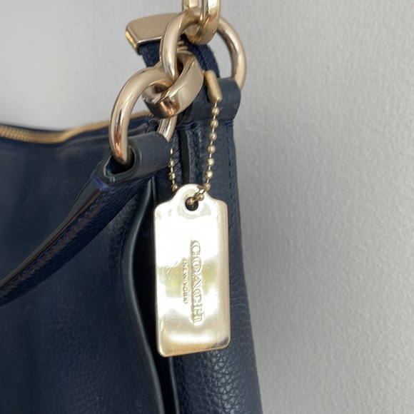 Coach navy blue bag - Picture 3 of 6